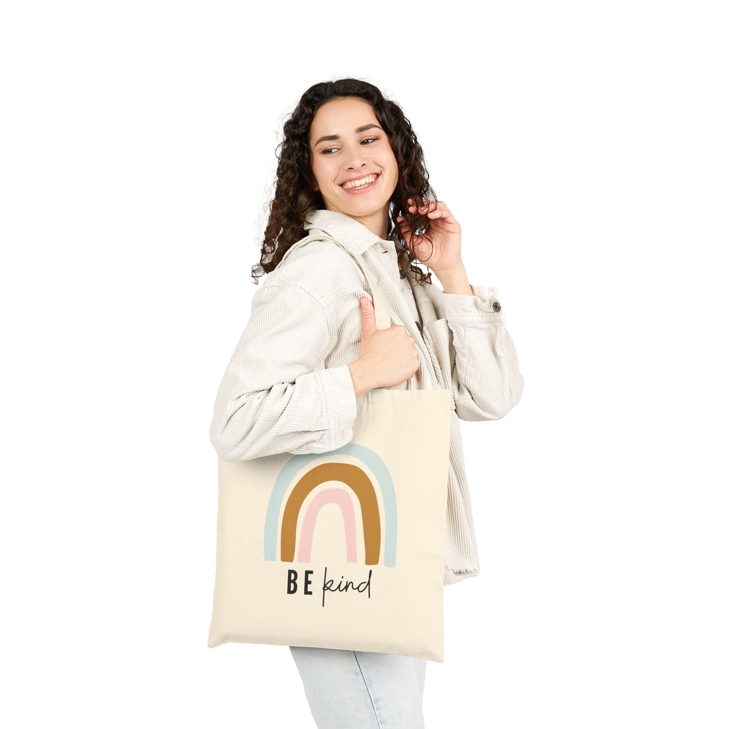 Be Kind Cotton Canvas Tote Bag
