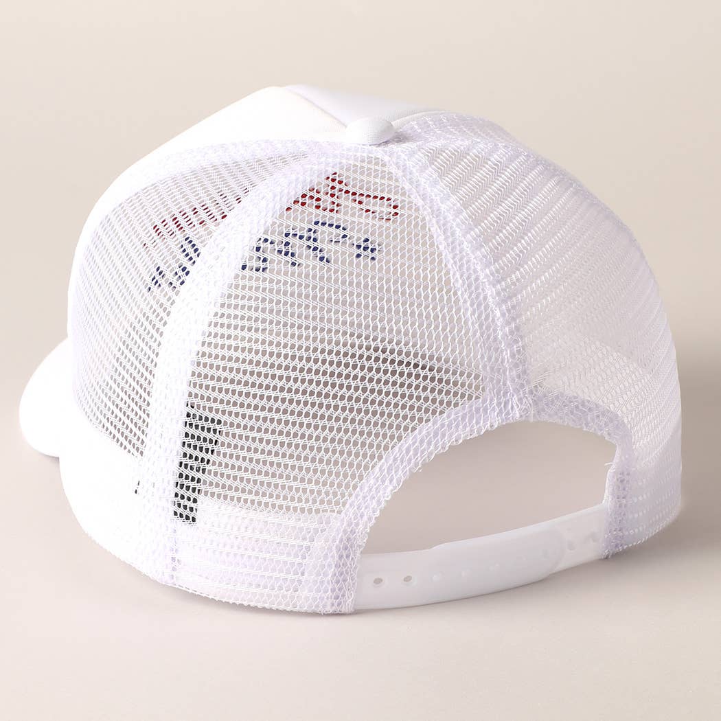 American Made Embroidery Mesh Back Trucker Hat