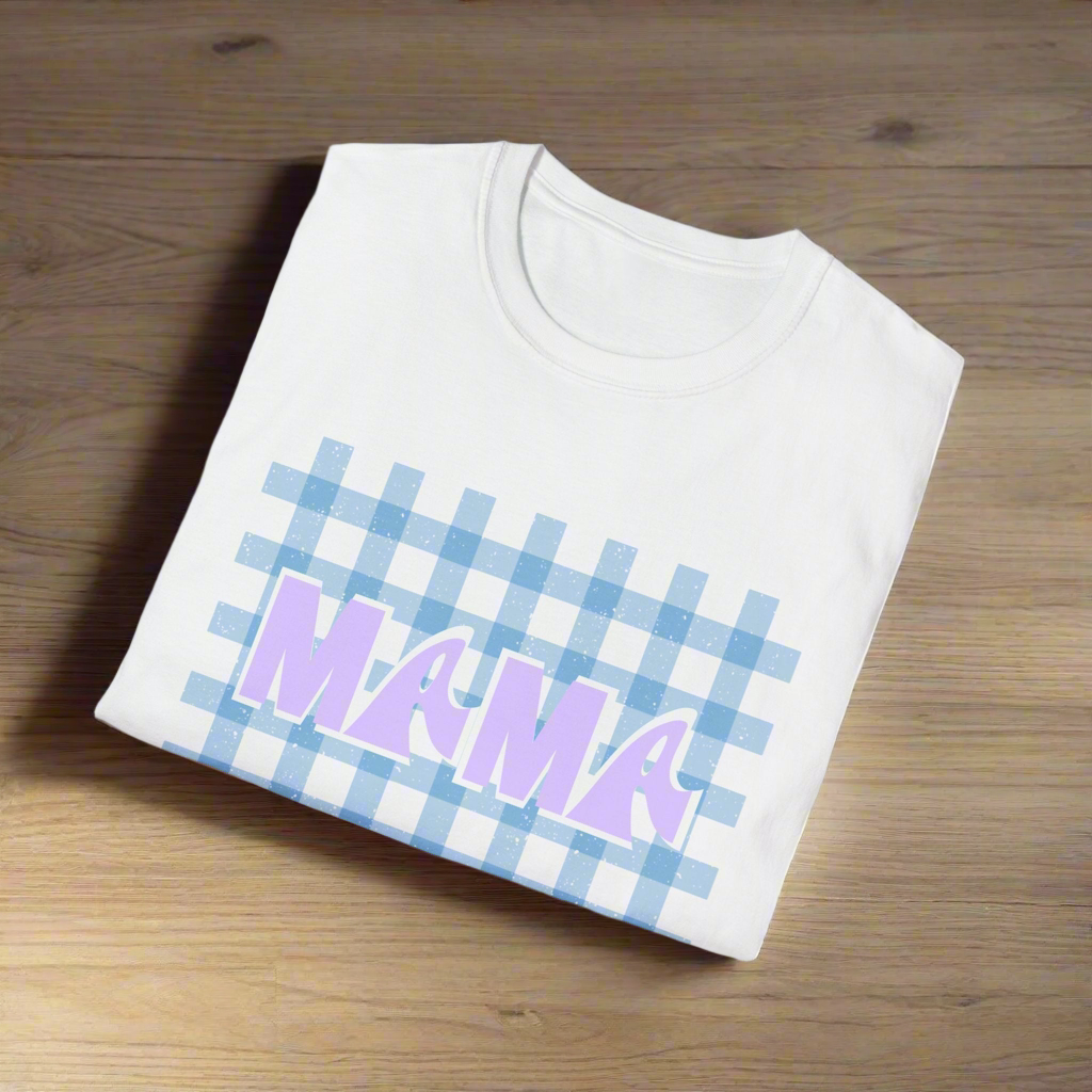 ¡Camisa azul de mamá sureña!