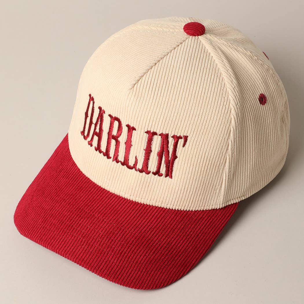 Darlin' Corduroy Baseball Hat