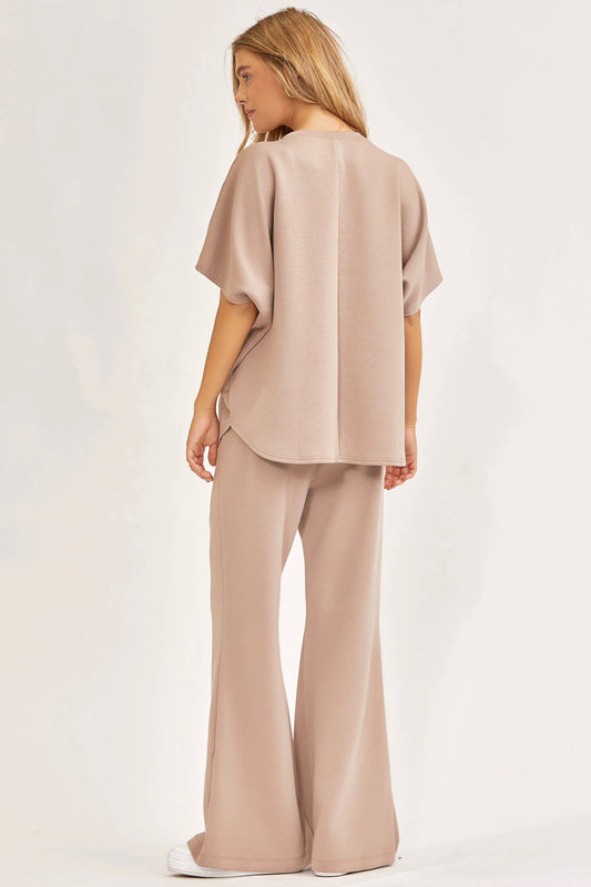 Poncho Top + Bell Bottom Modal Set TRVSET-PARIS