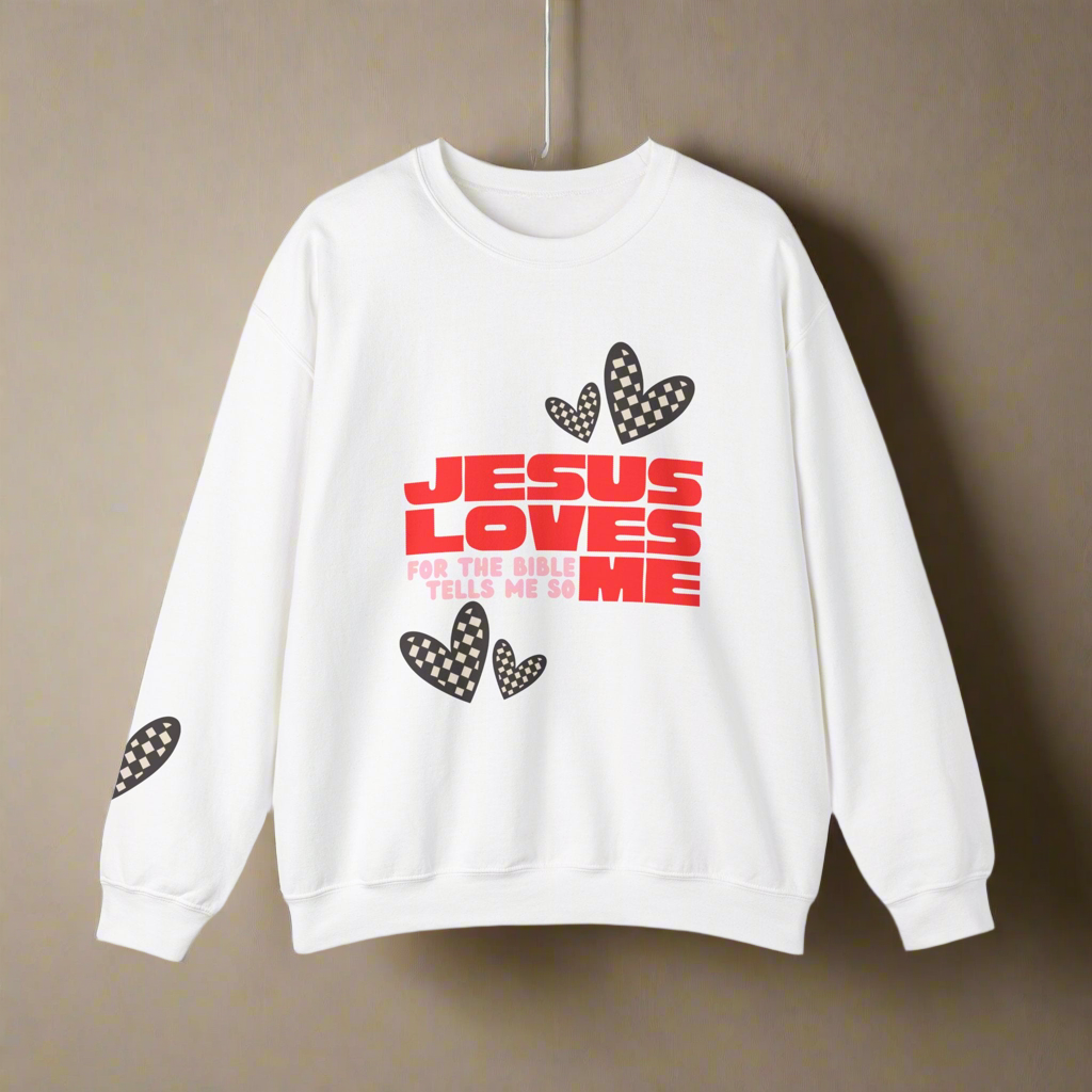 Iconic "Jesus Loves Me" Sweatshirt