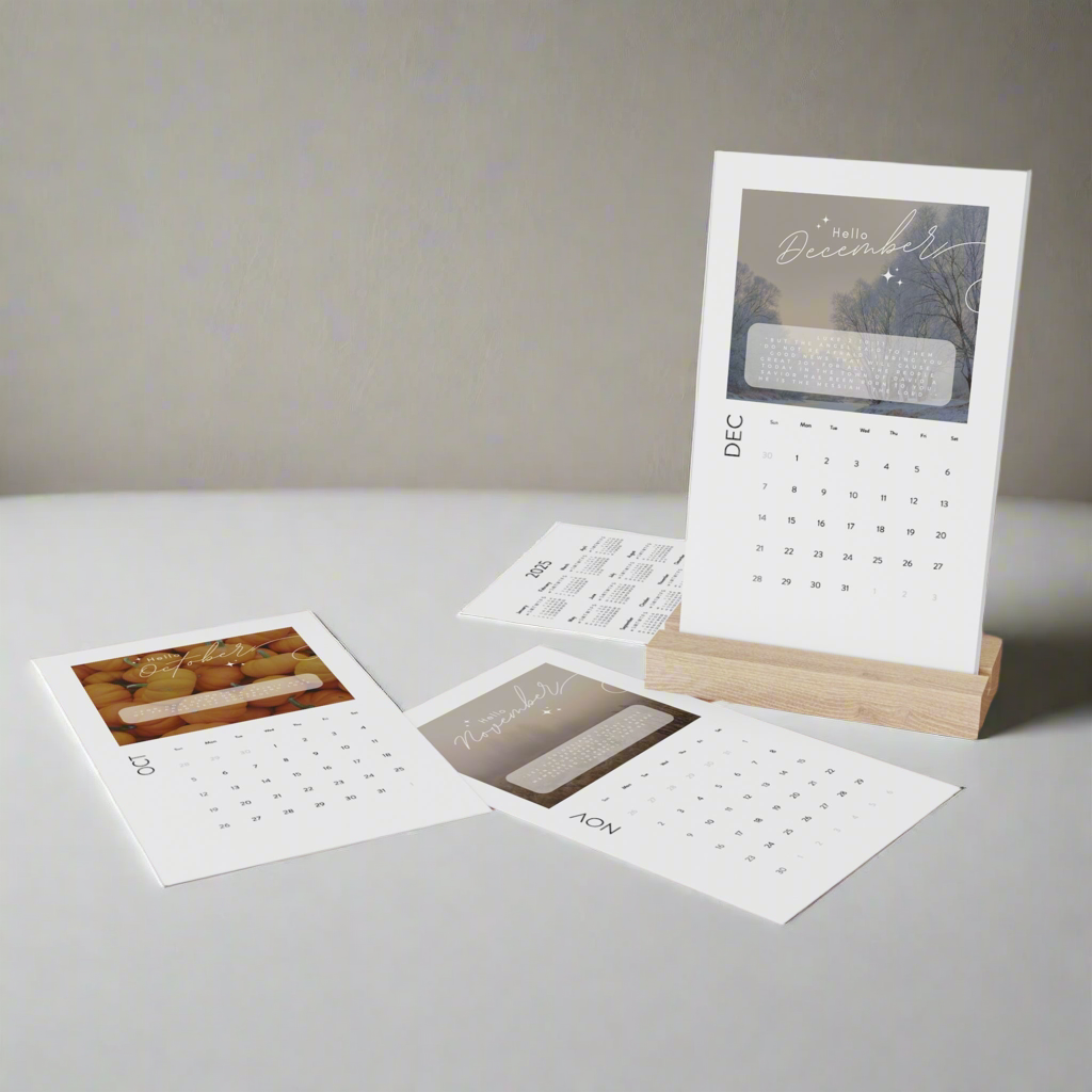 Desk Calendar - Monthly Scriptures for 2025