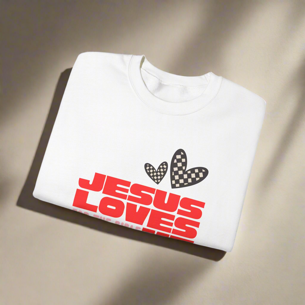 Iconic "Jesus Loves Me" Sweatshirt