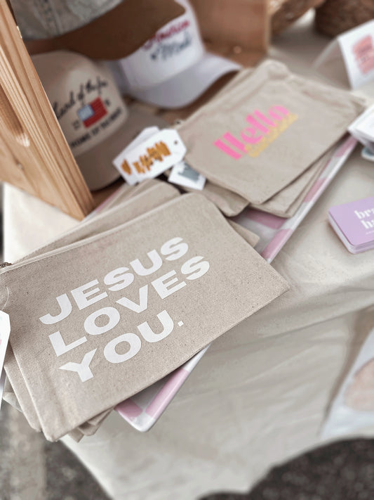 Jesus loves you handbag