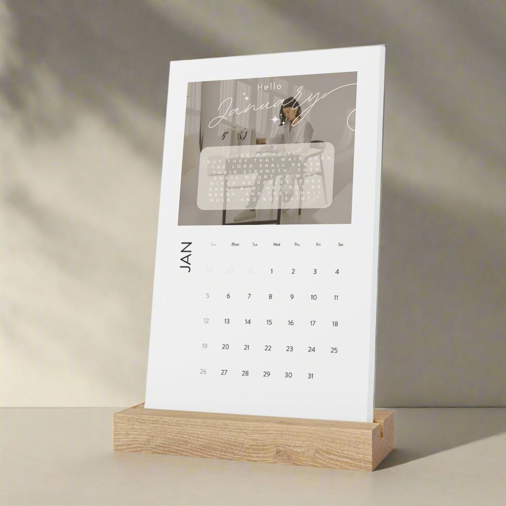 Desk Calendar - Monthly Scriptures for 2025