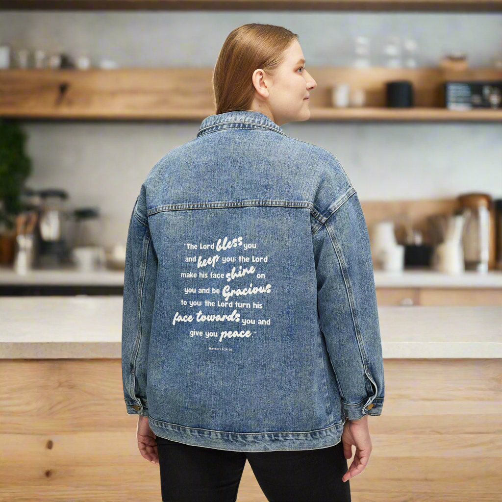 the Blessed & Protected Denim Jacket!