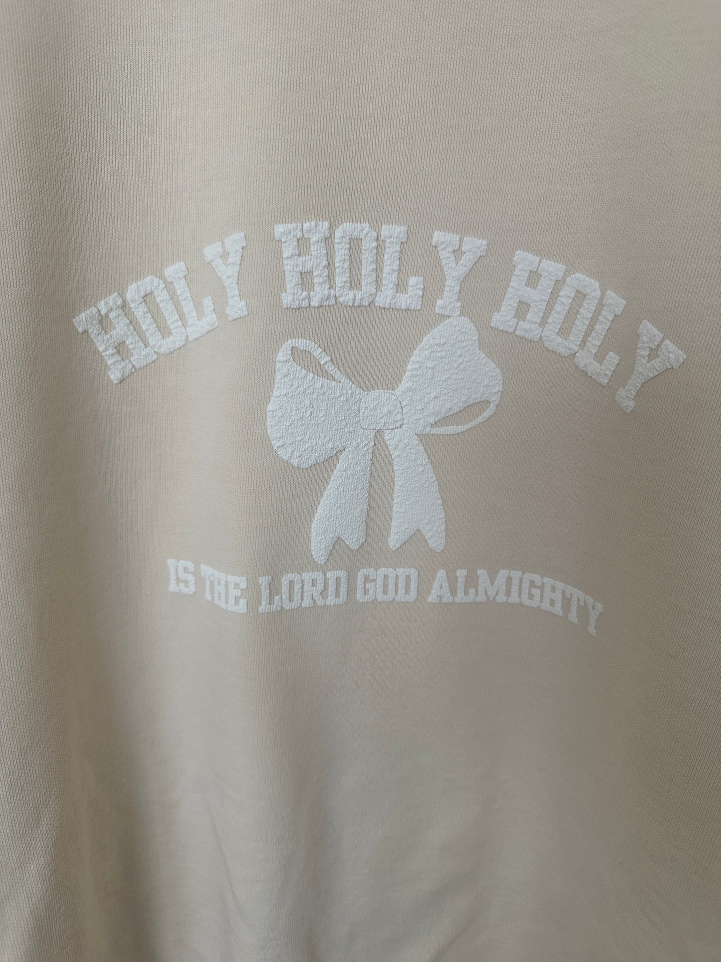 Textured Holy Holy Holy SweatShirt