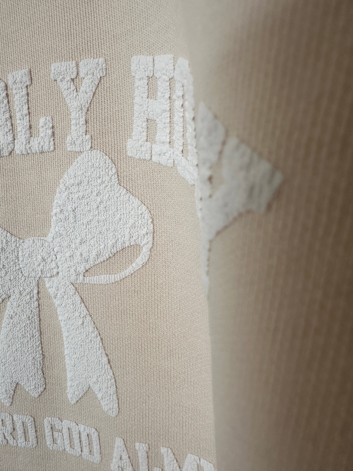 Textured Holy Holy Holy SweatShirt