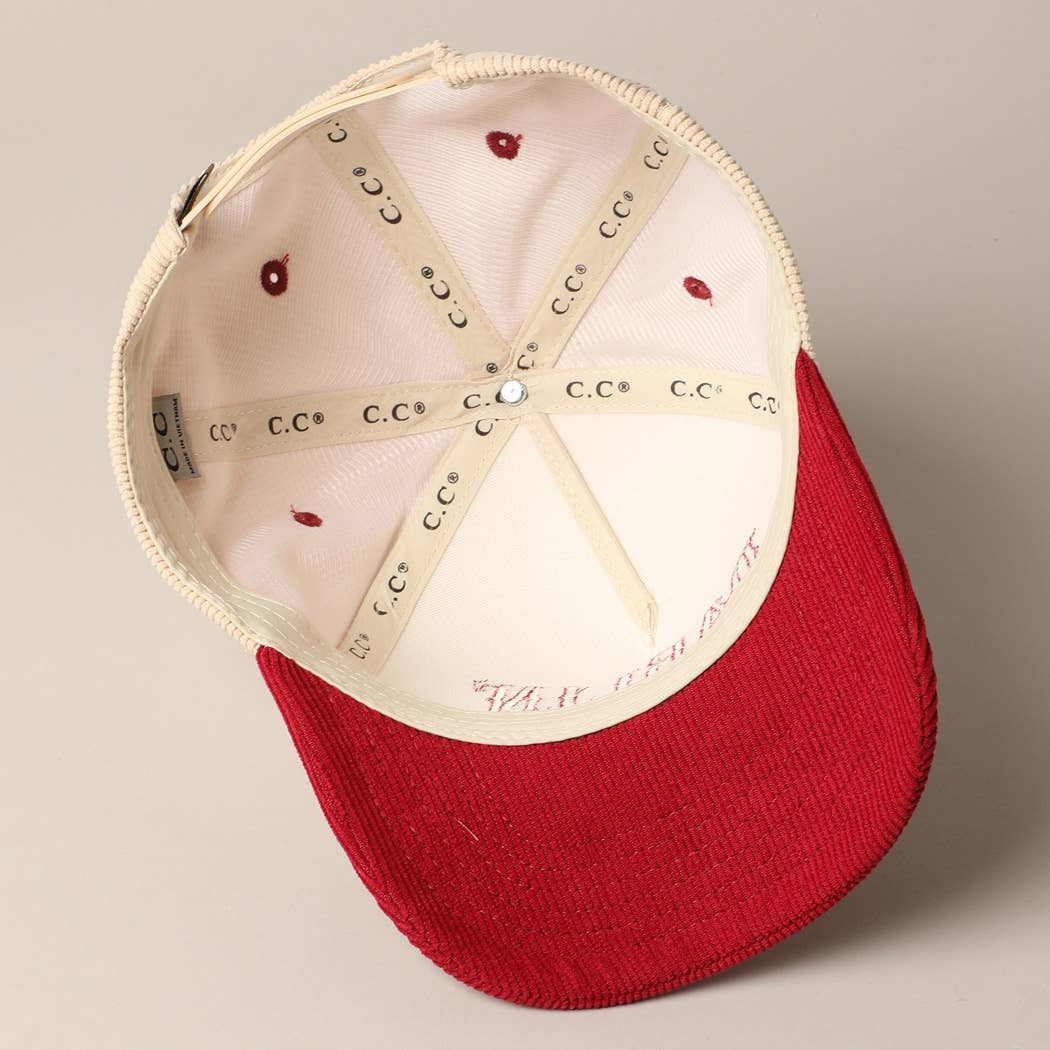 Darlin' Corduroy Baseball Hat