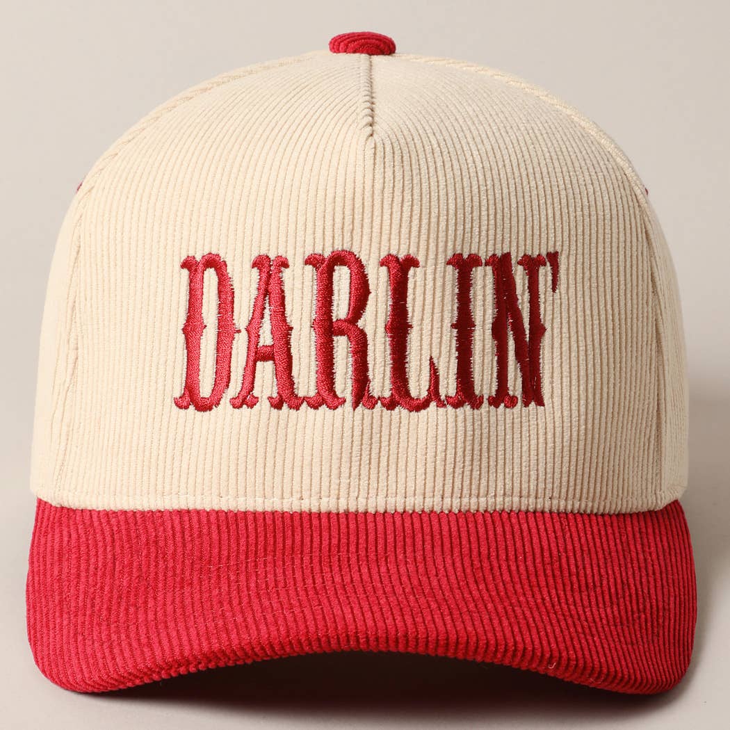 Darlin' Corduroy Baseball Hat